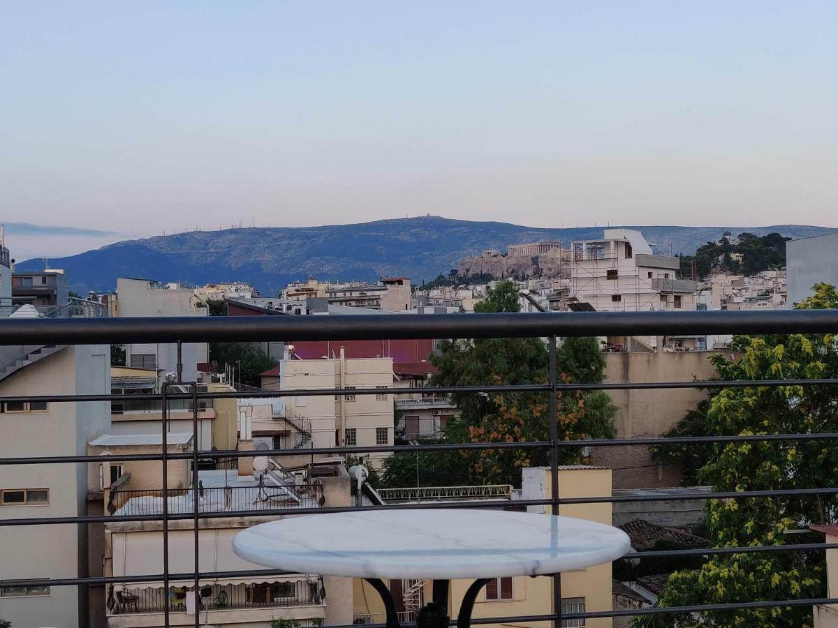 Elegant Bright Apartment With Acropolis View Terrace アテネ エクステリア 写真